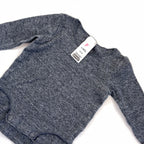 Bonds Grey Rib Bodysuit - 0-3 Months | 000