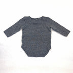 Bonds Grey Rib Bodysuit - 0-3 Months | 000