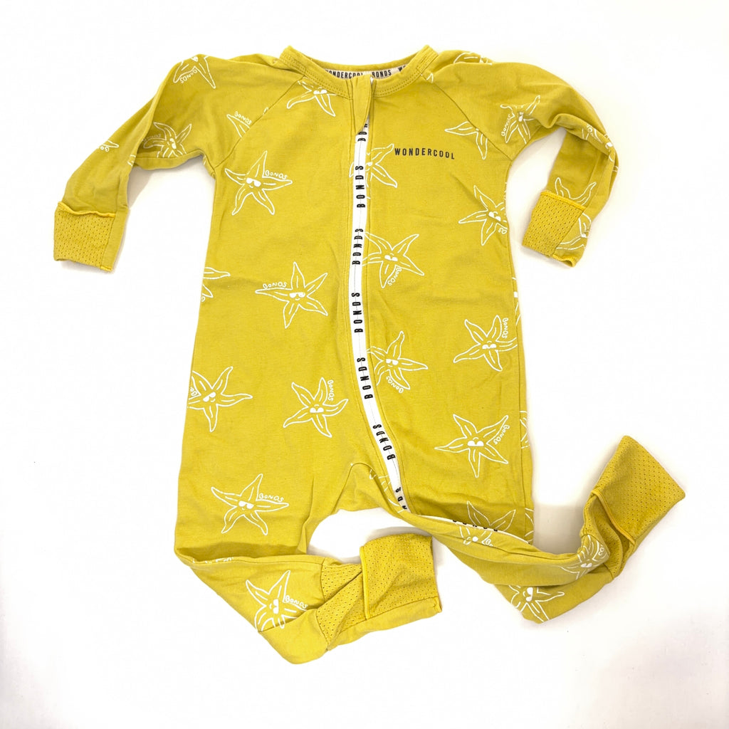 Bonds Wondercool Long Starfish Onesie - 6-12 Months | 0