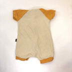 Bonds Wondersuit Short Sleeve Mustard Block - 6-12 Months | 0
