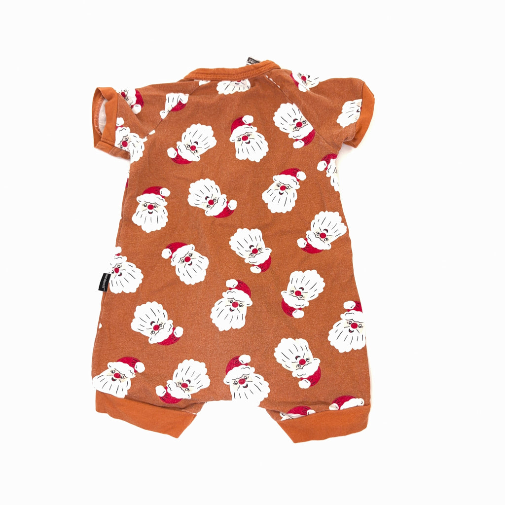 Bonds Wondersuit Short Sleeve Santa - 6-12 Months | 0