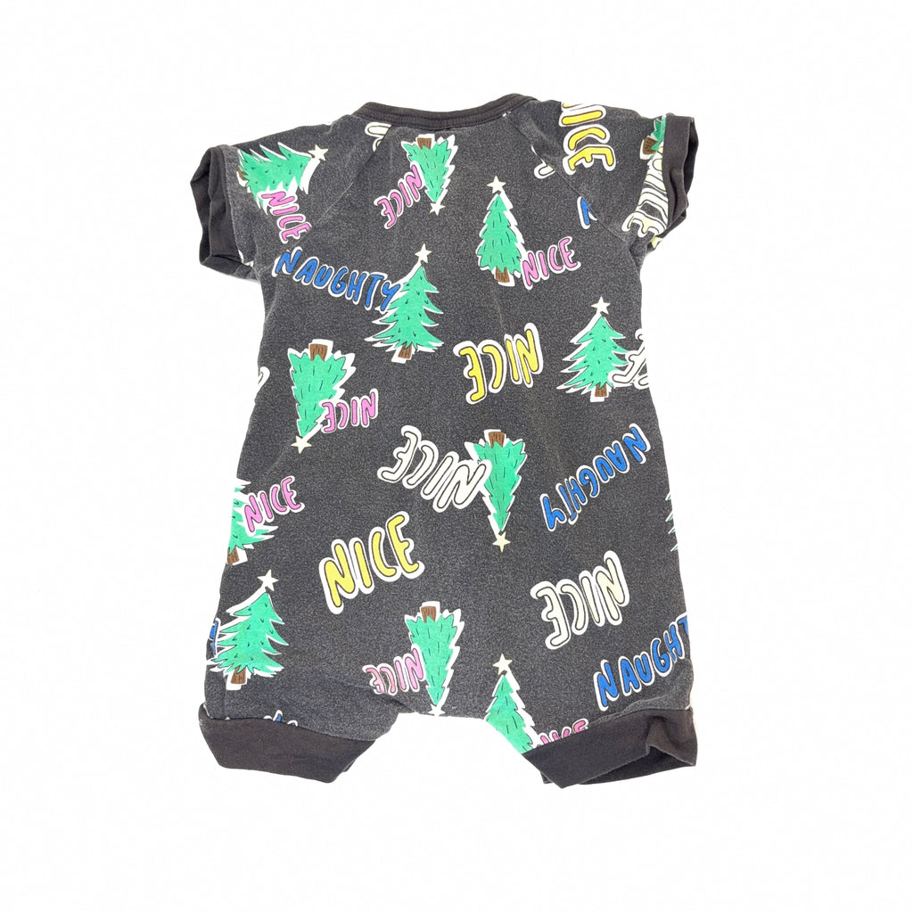 Bonds Wondersuit Short Sleeve Naughty & Nice - 6-12 Months | 0
