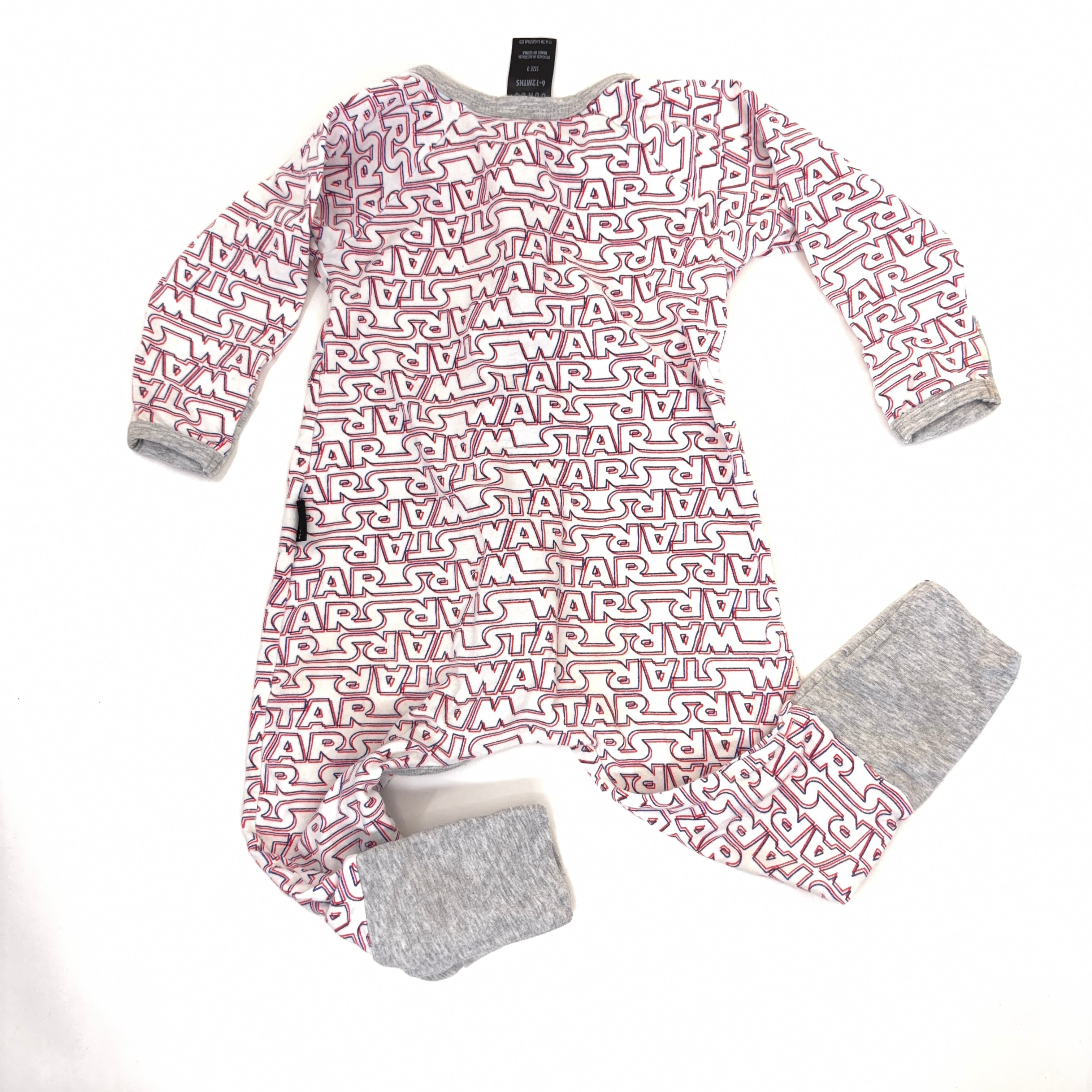 Bonds Wondersuit Long Sleeve Star Wars - 6-12 Months | 0