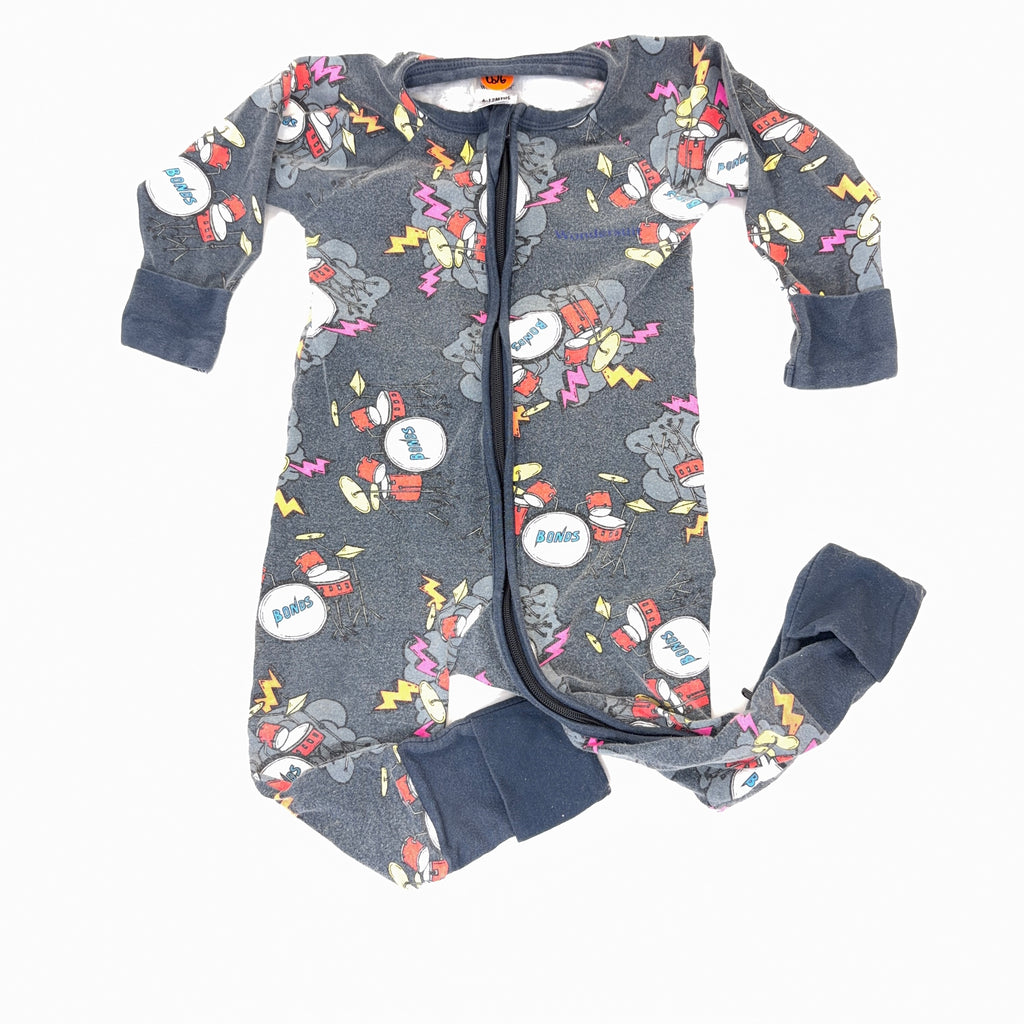 Bonds Wondersuit Long Sleeve Drumset - 6-12 Months | 0