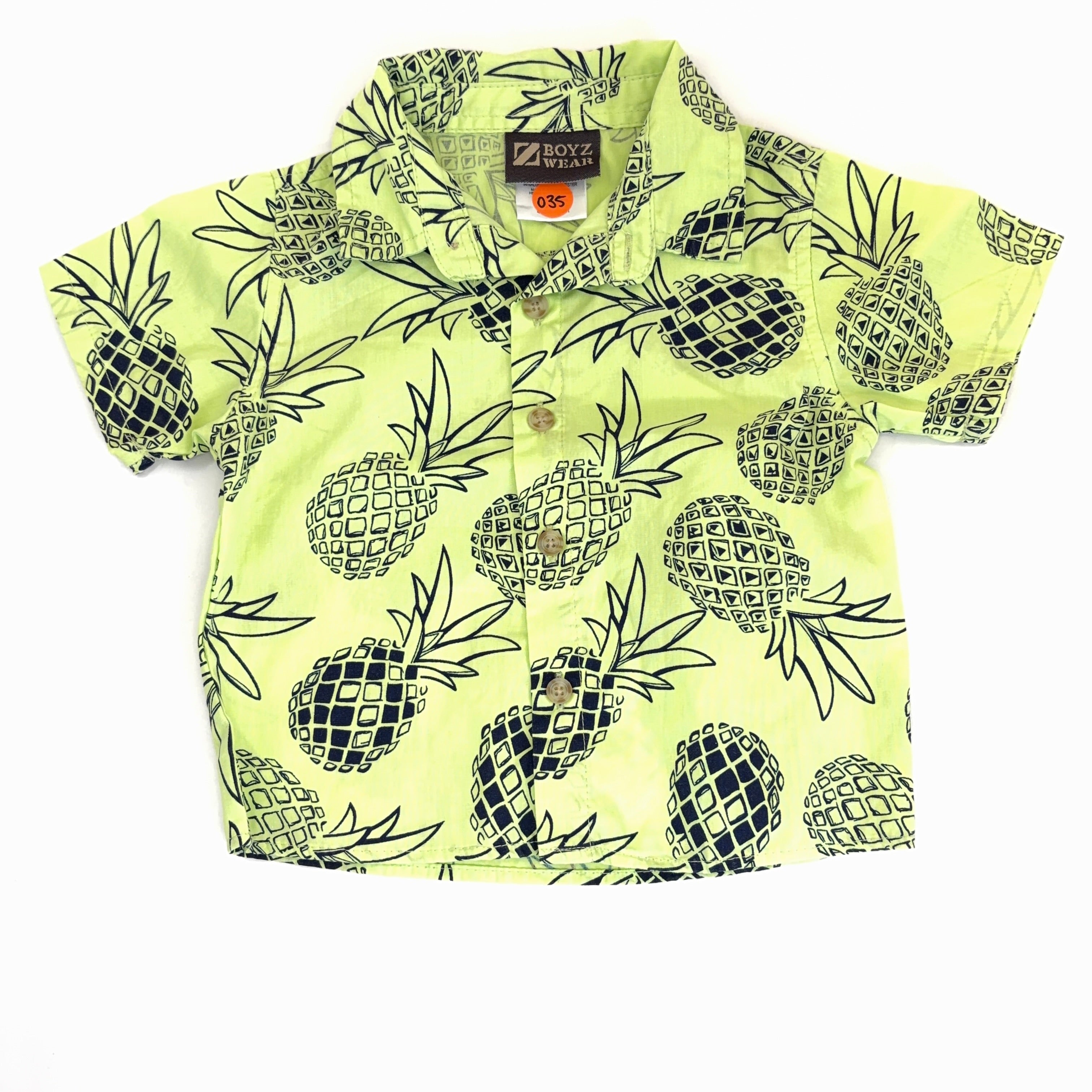 Rock Your Baby Pineapple Print Shirt - 12-18 Months | 1