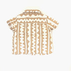 Best&Less Button-up Wave Striped Shirt - 3-6 Months | 00