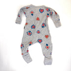 Bonds Wondersuit Long Sleeve Hearts - 0-3 Months | 000