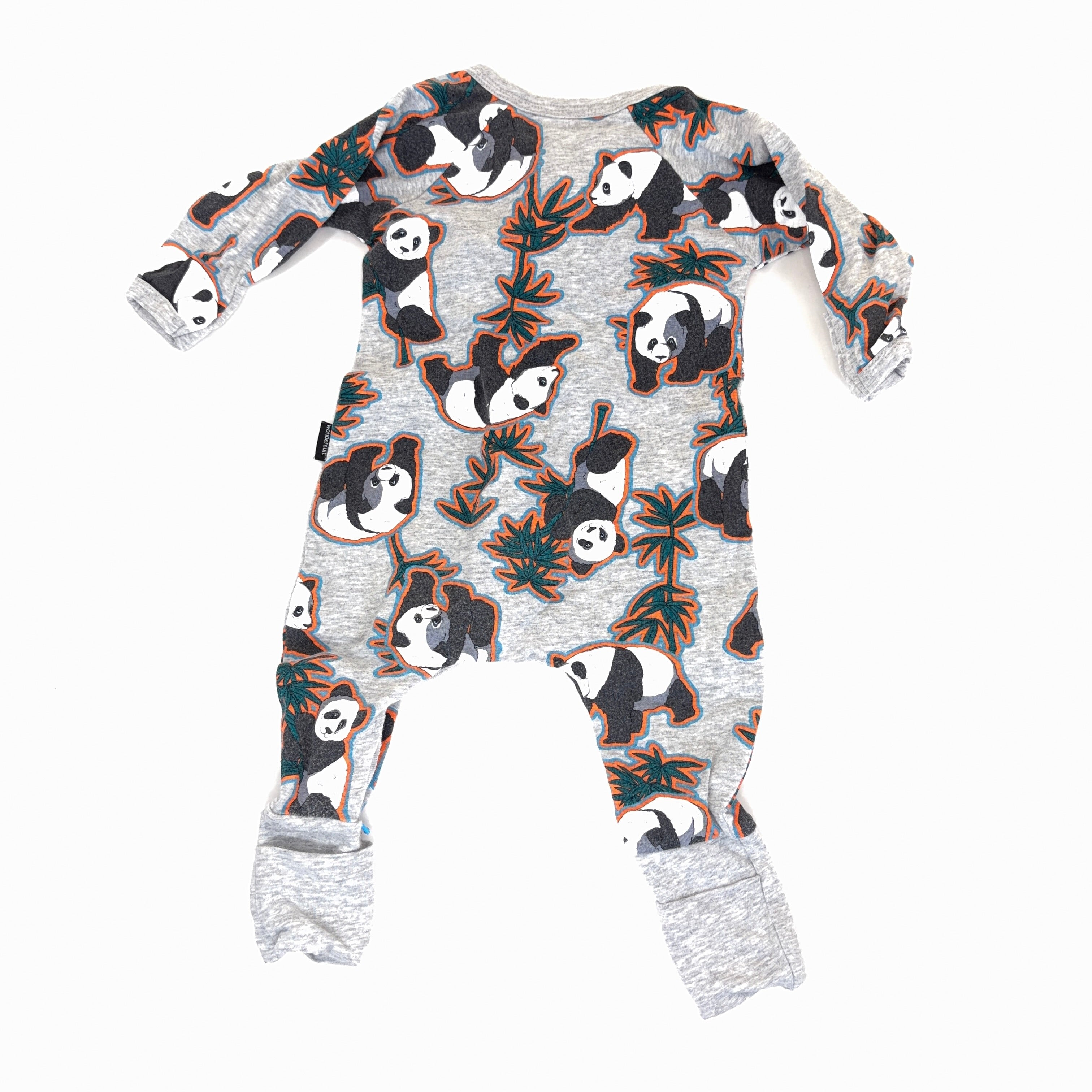 Bonds Wondersuit Long Sleeve Panda - 0-3 Months | 000