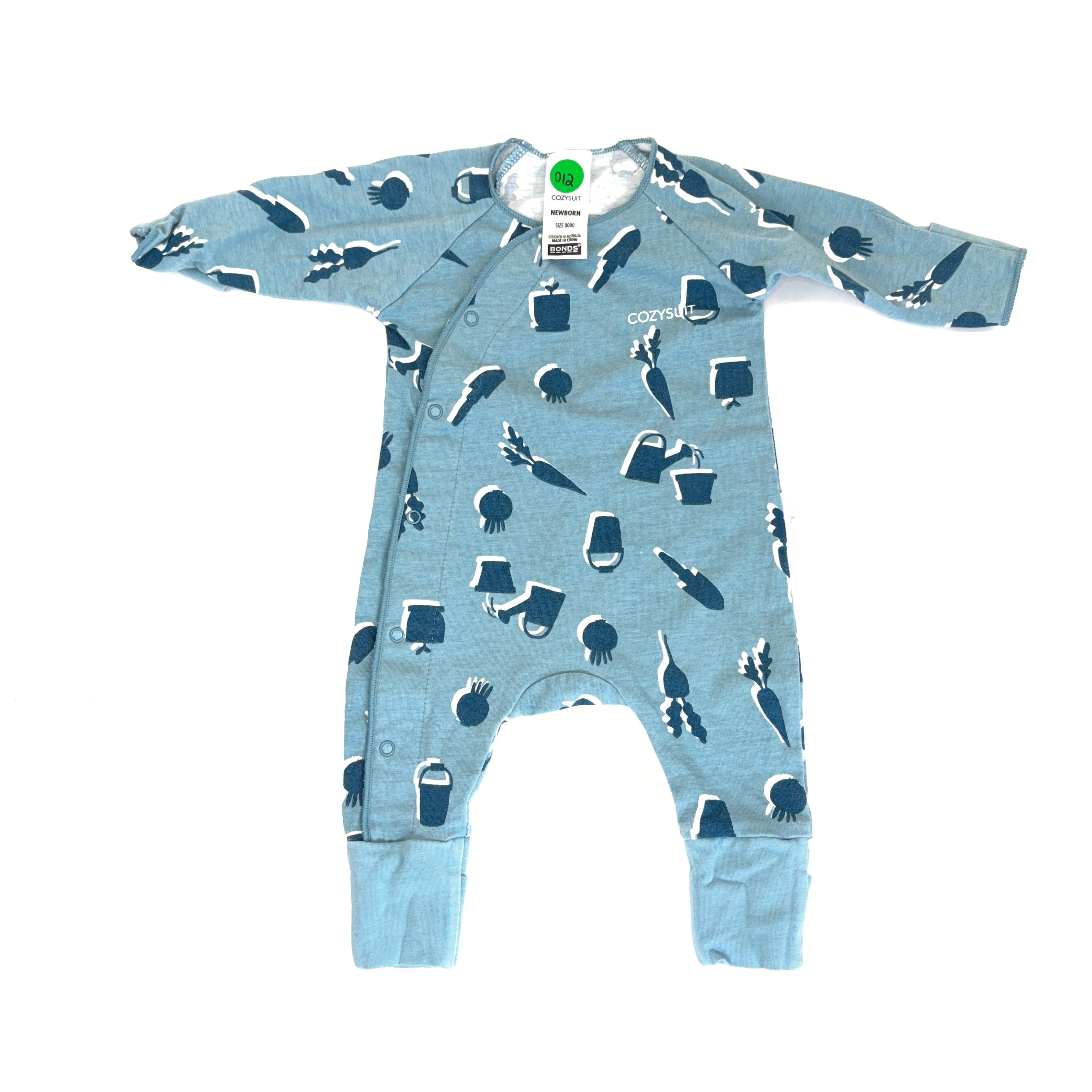 Bonds Cozysuit Vege Garden Onesie - NB | 0000