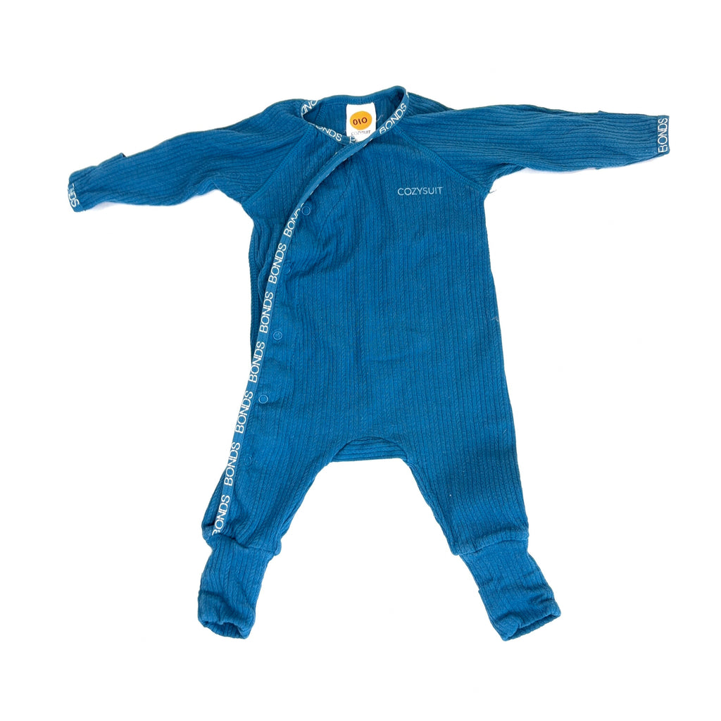 Bonds Cozysuit Ribbed Onesie - NB | 0000