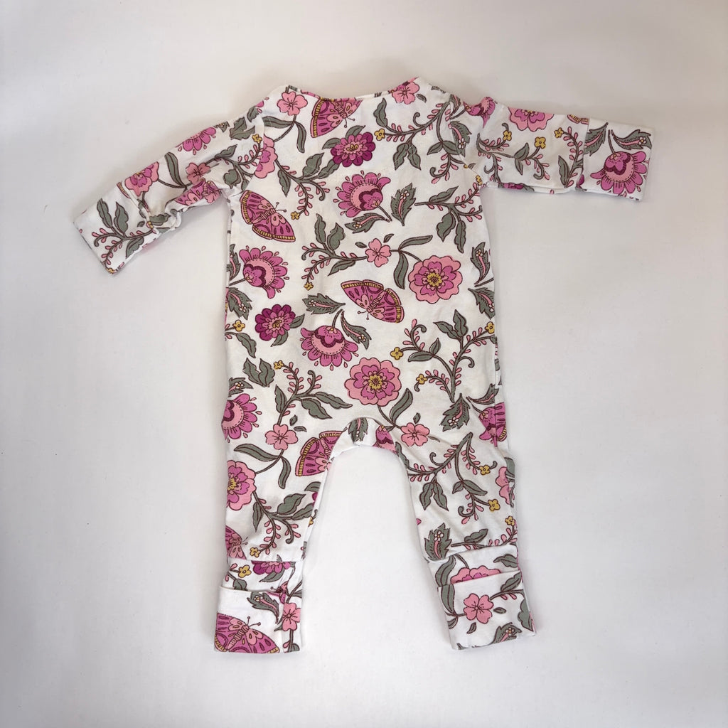 Cotton On Long Floral Onesie - NB | 0000